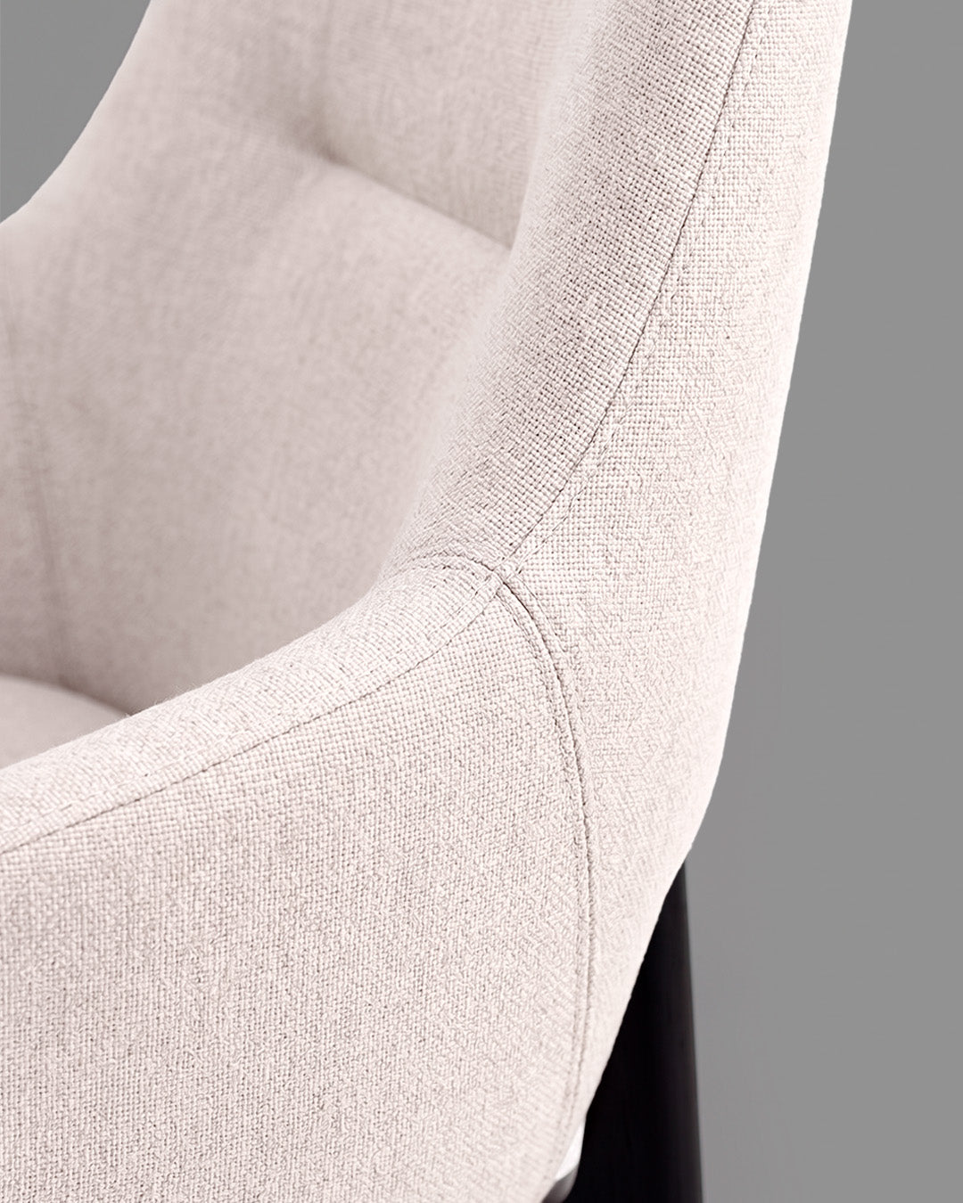 Silla Soffio detalle del tapizado