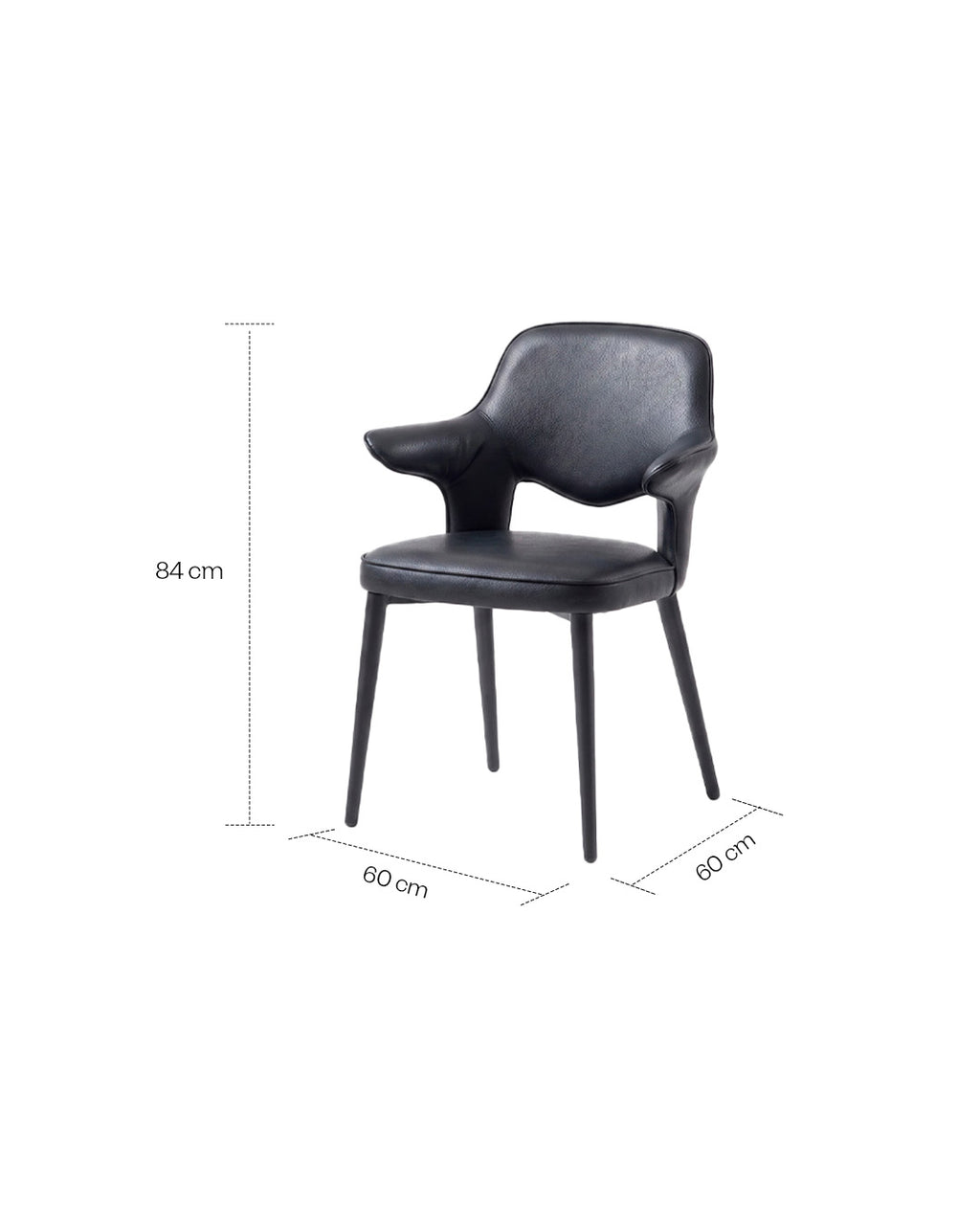Silla Sguardo medidas