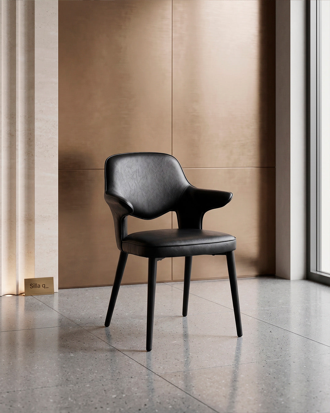 Silla Pelle vista lateral